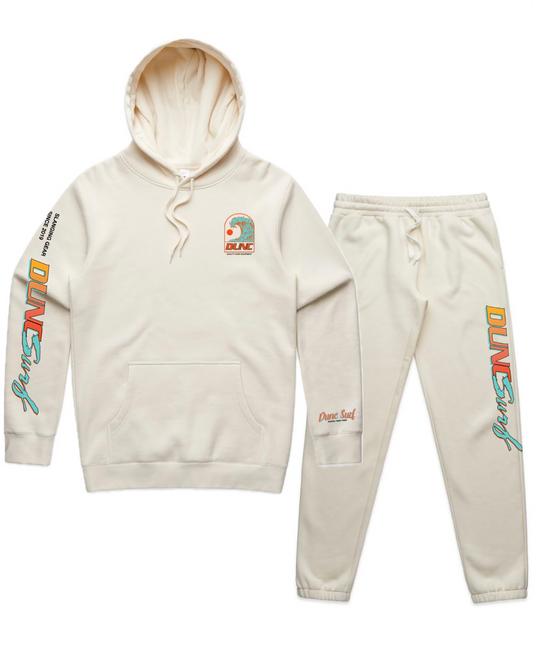 Dunc Surf Sweatsuit Full Set - Ecru