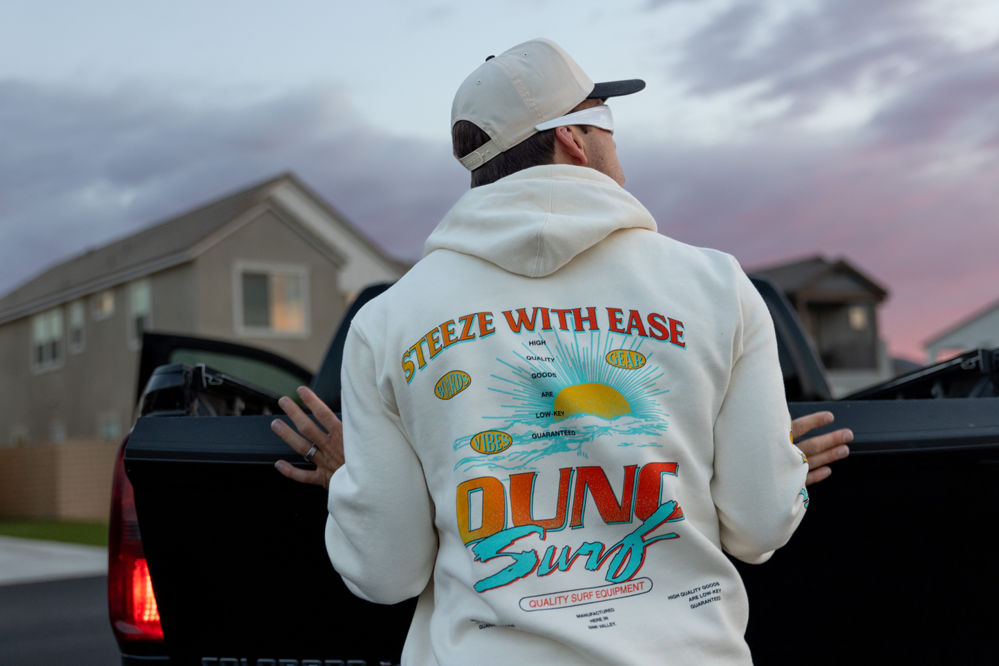 Dunc Surf Sweatsuit Full Set - Ecru