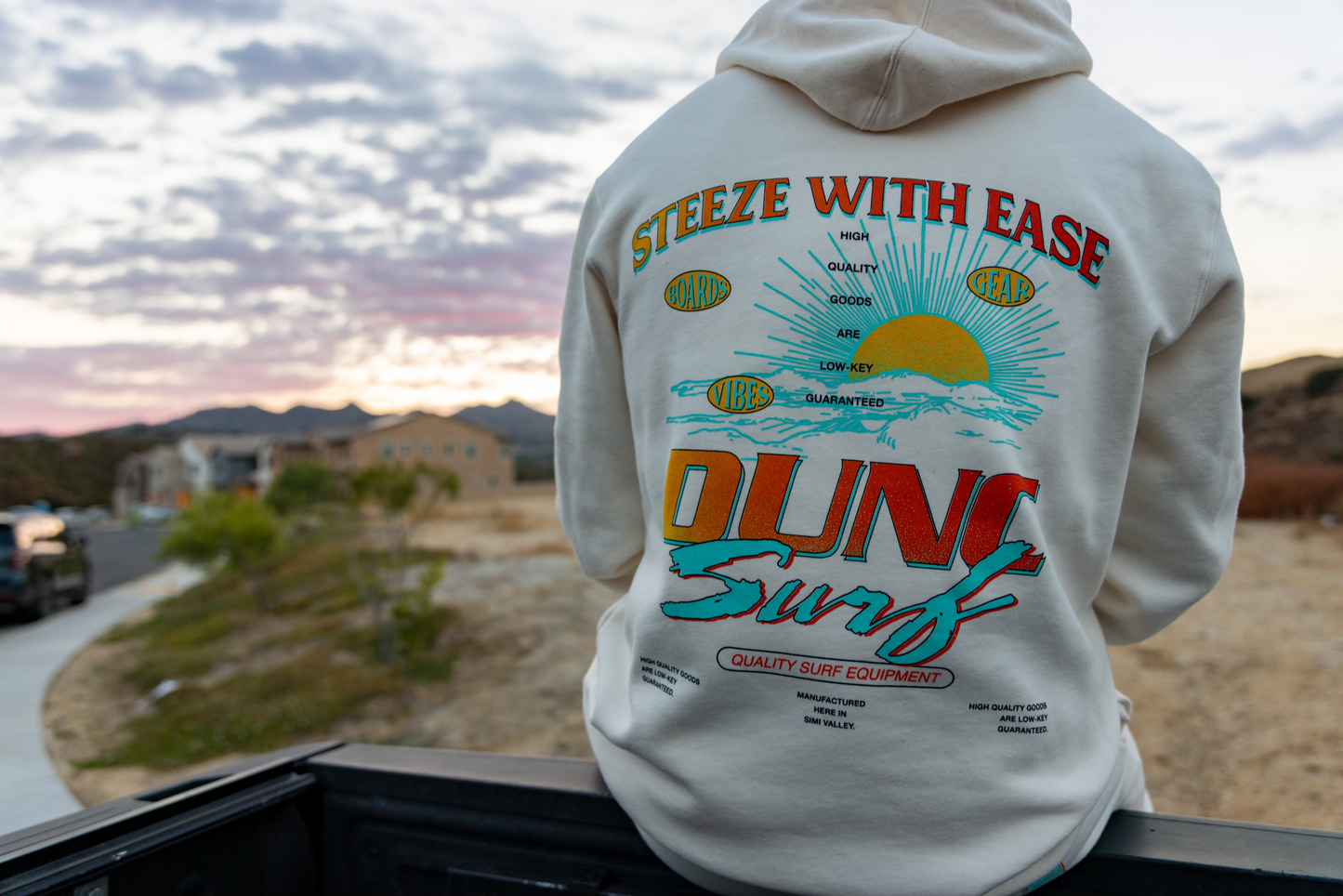 Dunc Surf Sweatsuit Full Set - Ecru