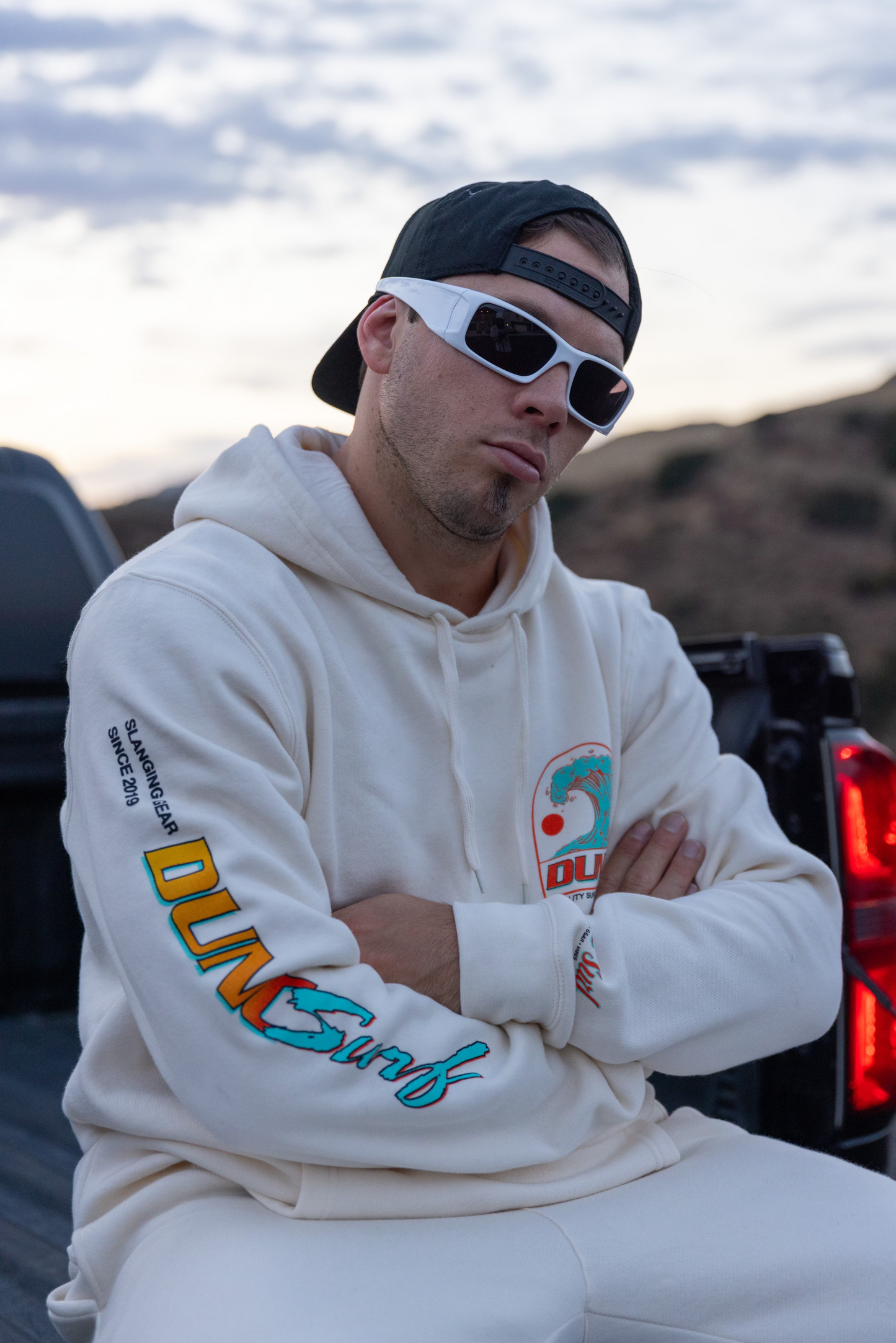 Dunc Surf Sweatsuit Full Set - Ecru