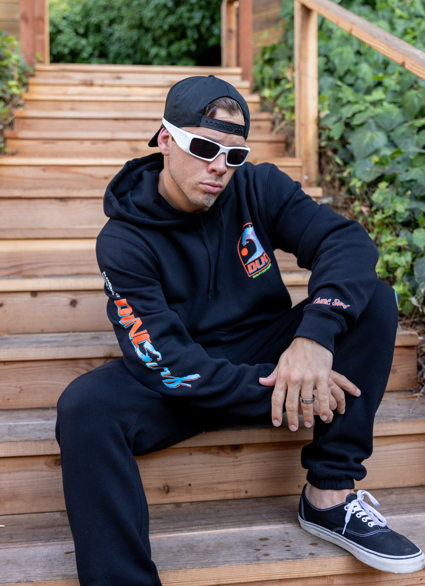 Dunc Surf Sweatsuit Full Set - Black