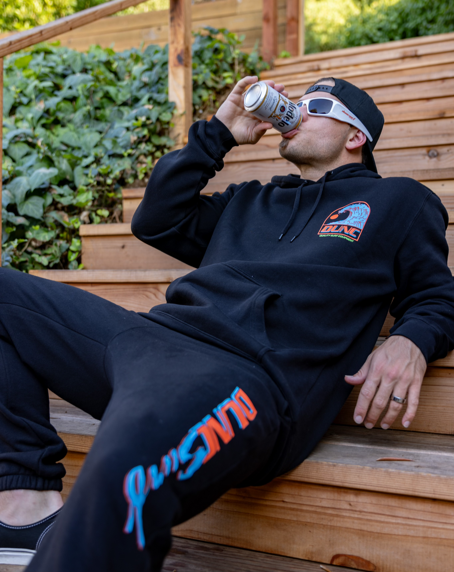 Dunc Surf Sweatsuit Full Set - Black