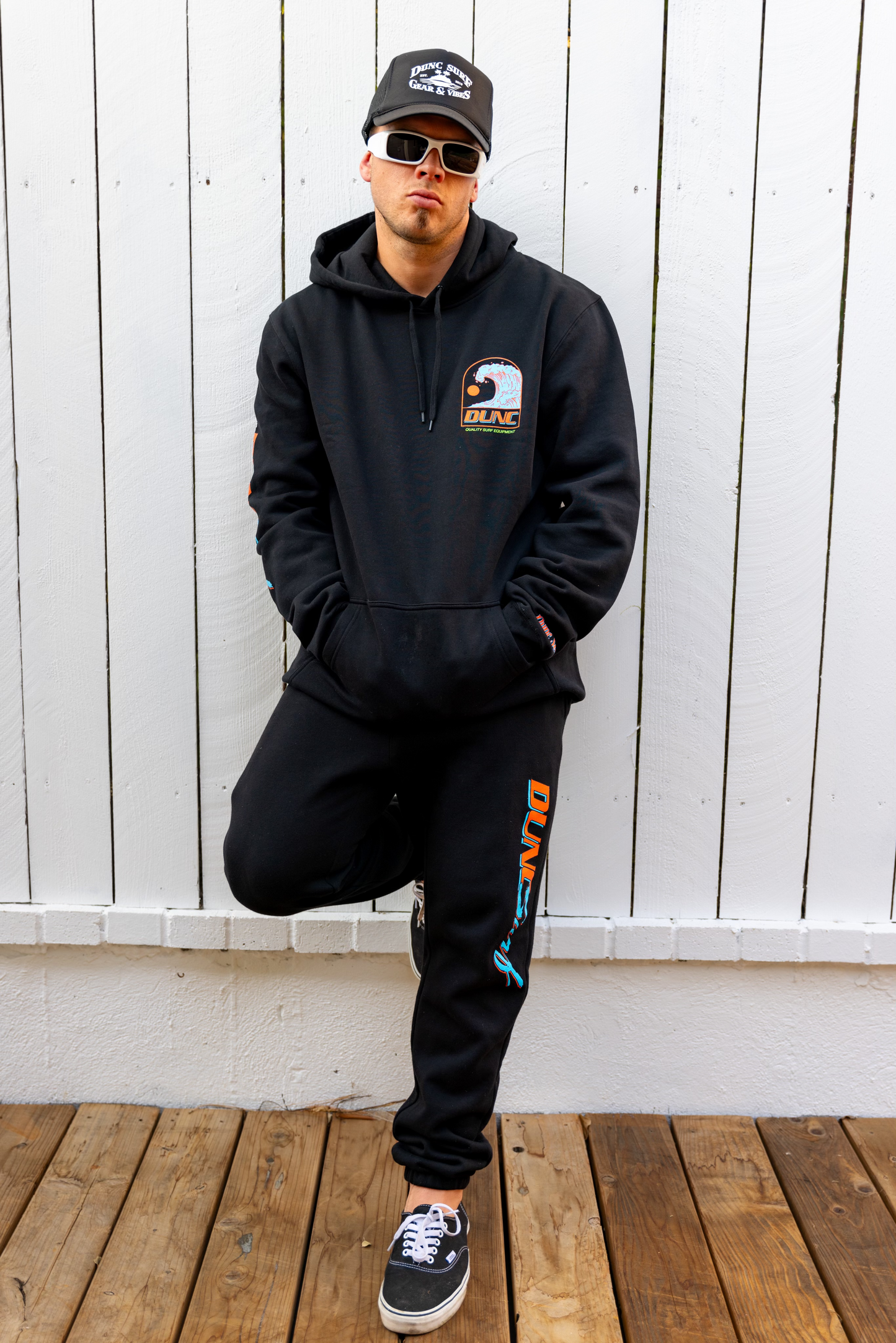 Dunc Surf Sweatsuit Full Set - Black