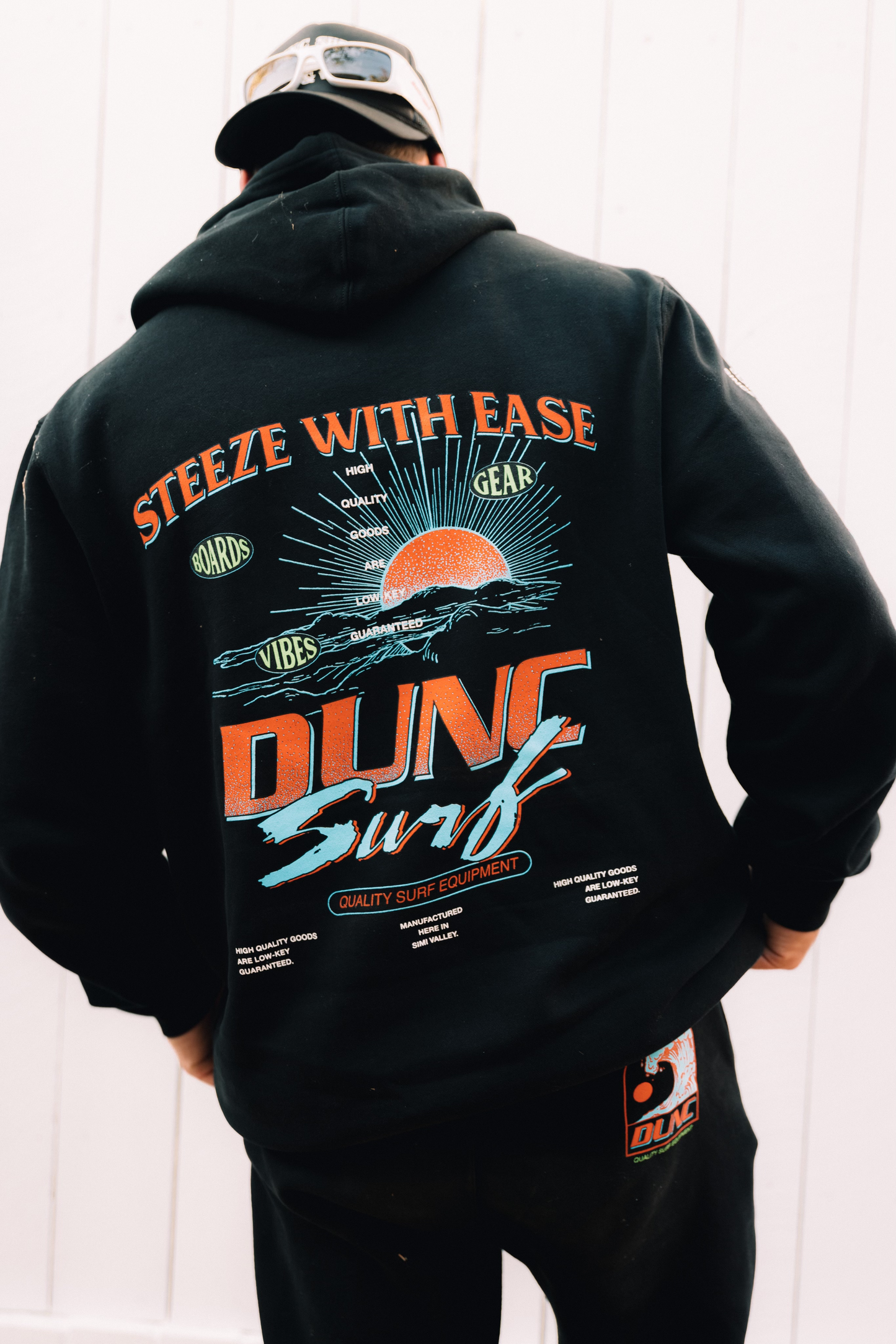 Dunc Surf Sweatsuit Full Set - Black