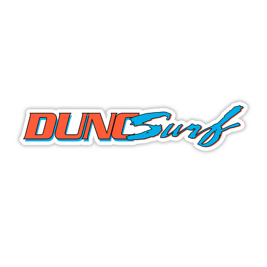 Dunc Surf Logo Sticker - Blue