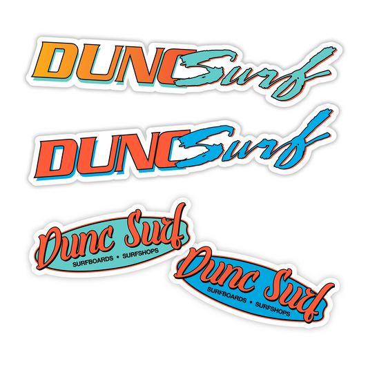 Dunc Surf Sticker 4-Pack