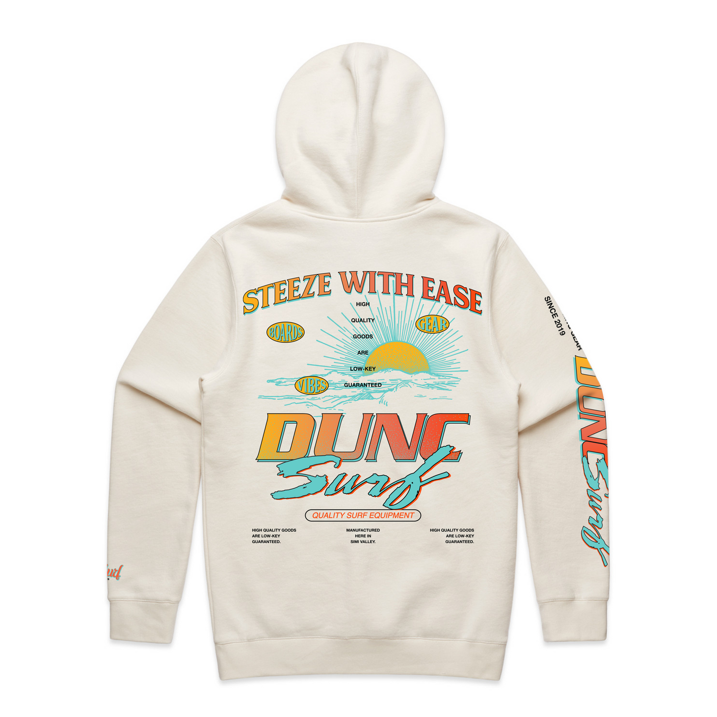 Dunc Surf Sweatsuit Full Set - Ecru