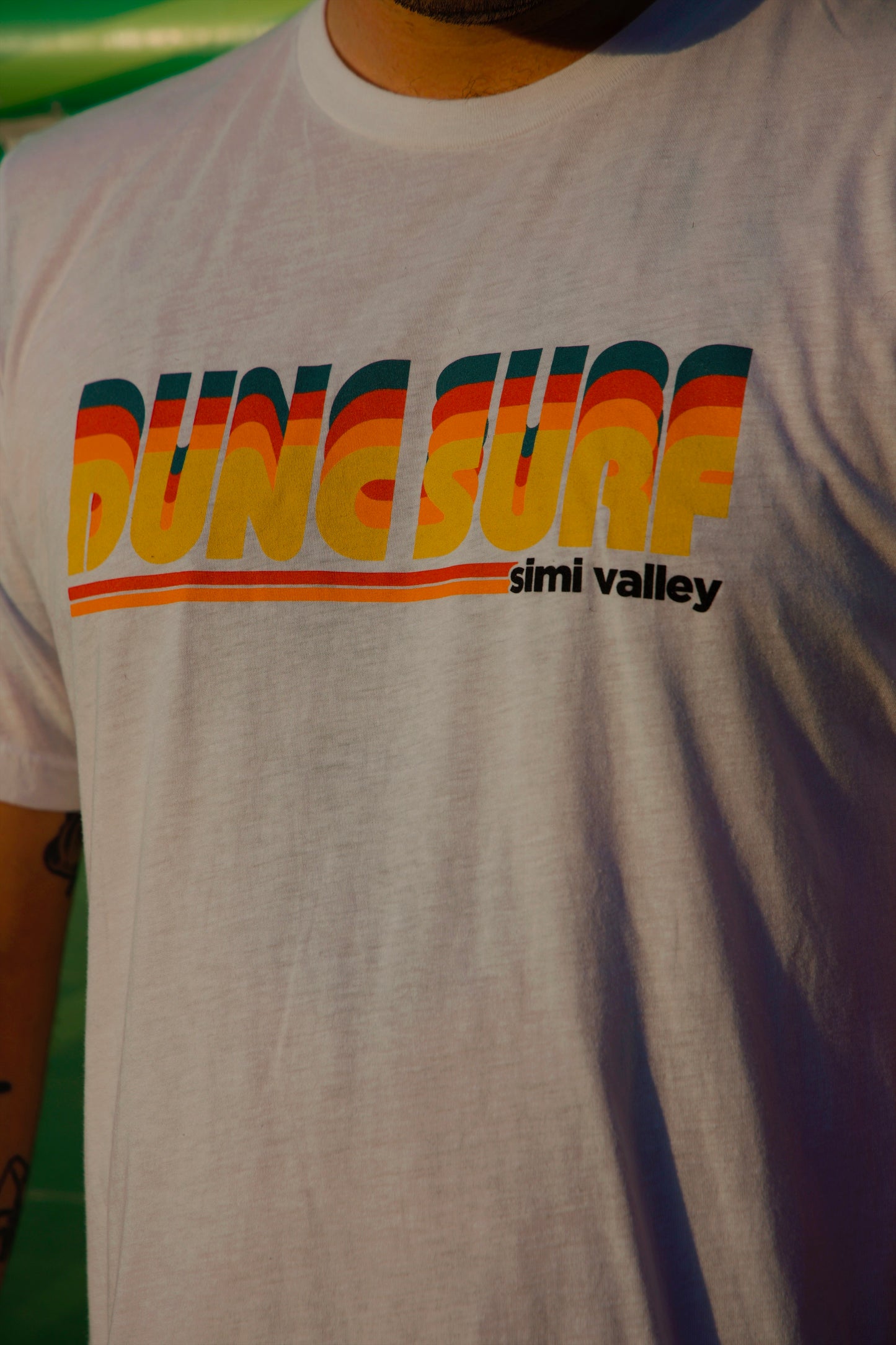 Dunc Surf Retro T-shirt - White