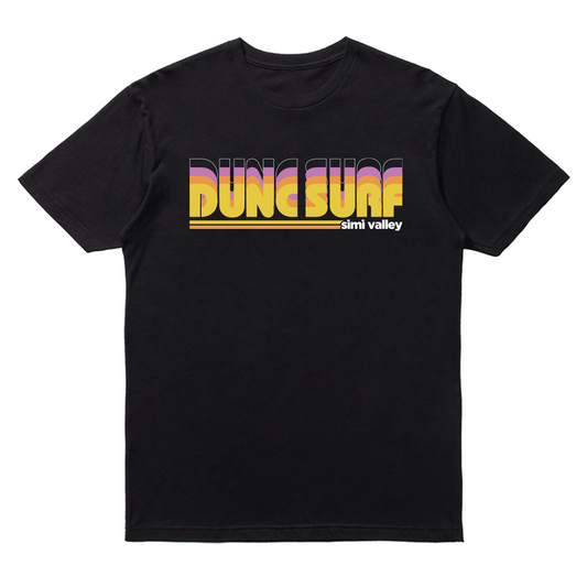 Dunc Surf Retro T-shirt - Black